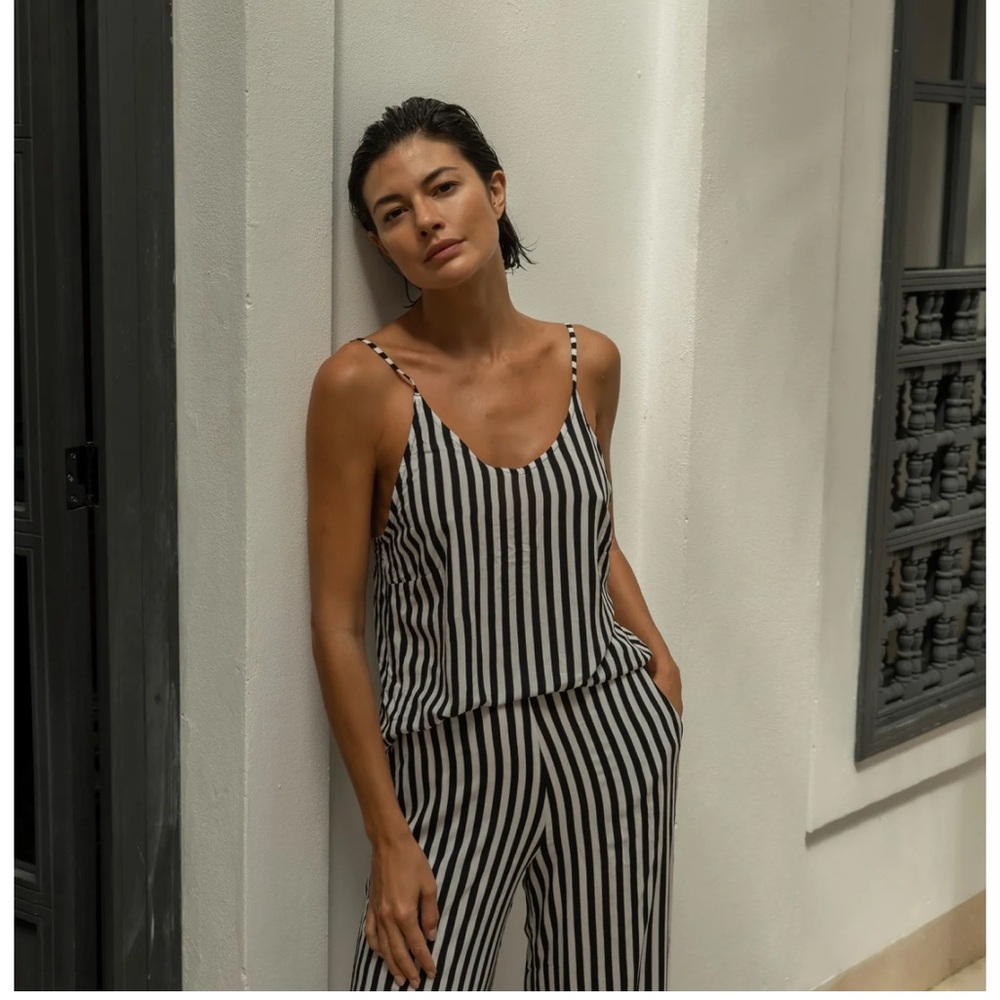 NWOT Striped Black and White Matching Set by The Shoreline
